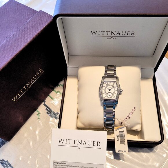 Wittnauer Women's Vintage Diamond Swiss Watch - Picture 8 of 8